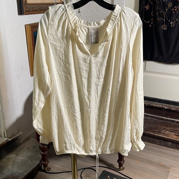 Dolan Anthropologie Left Coast French Quarter
Drawstring Ruffle Women Top XL - Picture 3 of 4